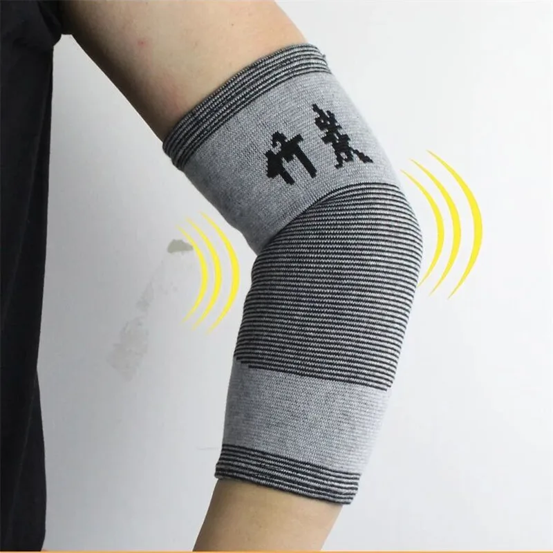 

Black And White with Pattern Knitted Spandex Elbow Guard Basketball Running Equipment Exercise Outdoor Sports Elbow Guard Joints