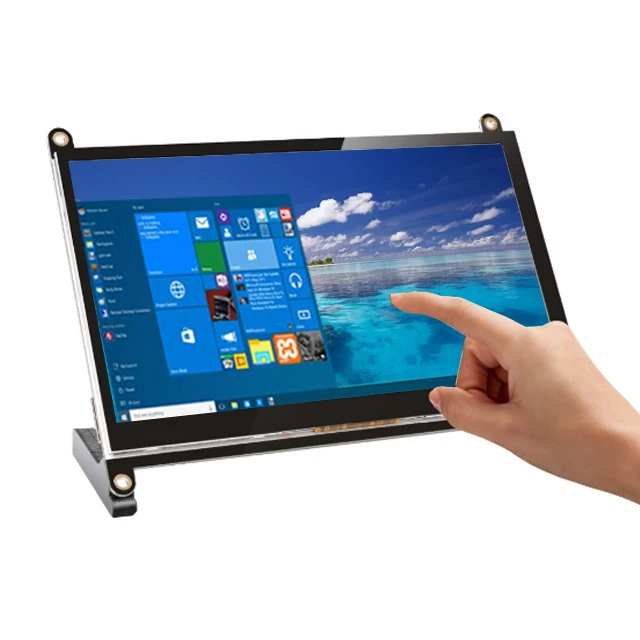 Raspberry Pi 7-дюймовый сенсорный экран 1024X600 HDMI HD TFT ЖК-монитор RPI для 3/4 /2/PS4 | Компьютеры