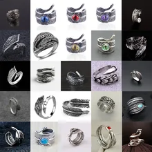 Унисекс панк кольцо несколько вариантов нержавеющая сталь готическое кольцо серебряное кольцо женское креативное простое кольцо женское