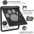 Cat Flap Door Lockable Puppy Safety Magnetic Flap Cat Screen Door Gate Наружные Двери Lockable Pet Door for Cat Dogs