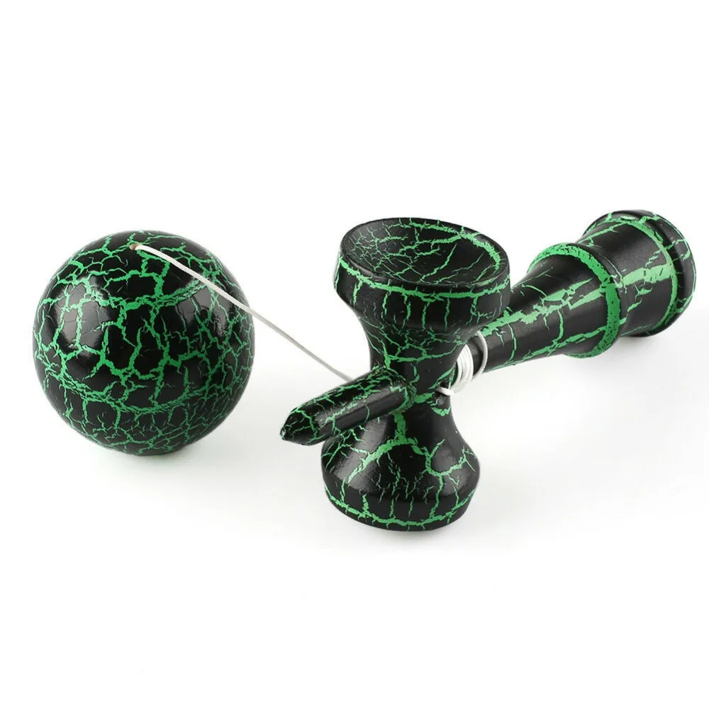 New Quality Wood Funky Kendama Ball Bamboo Kendama Education Traditional Japanese Game Toy 4 Colors