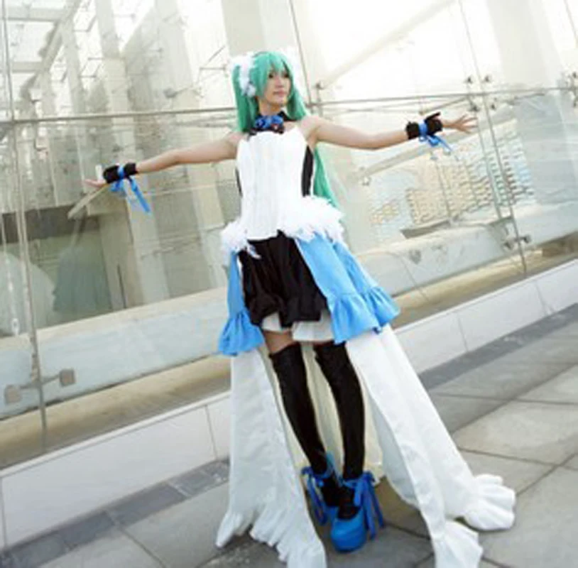 

Game 7th Dragon MIKU Blue Gorgeous Cosplay Costume