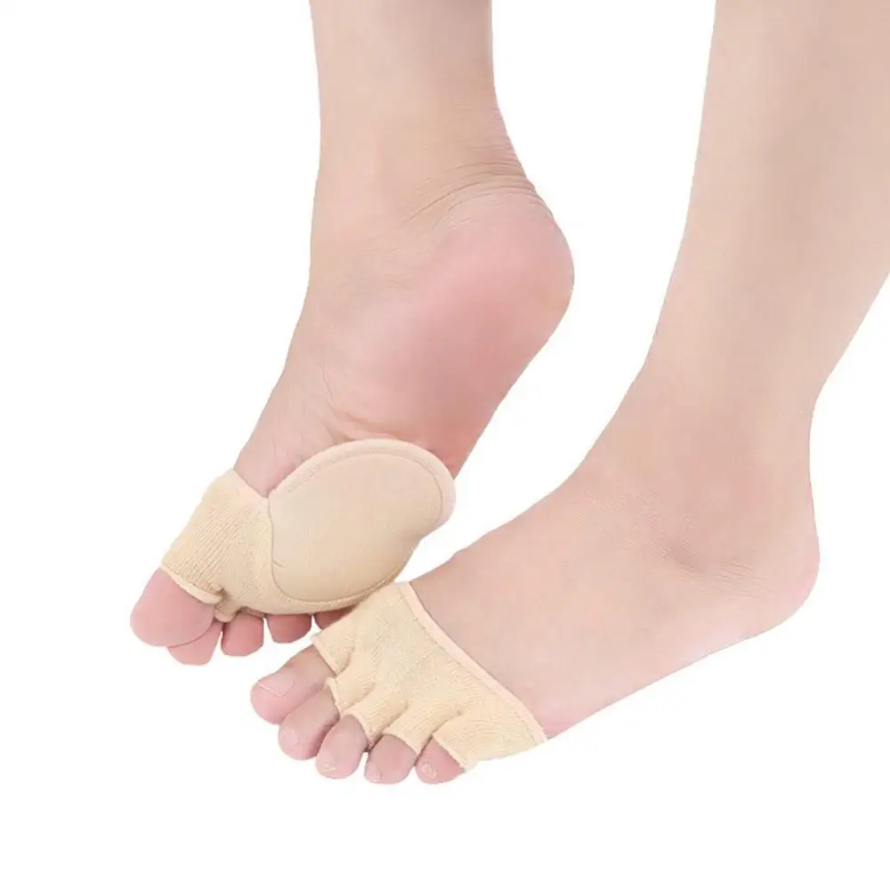 

50% Hot Sale Women Breathable High Heel Half Insoles Forefoot Pain Relief Pads Short Sock For Female
