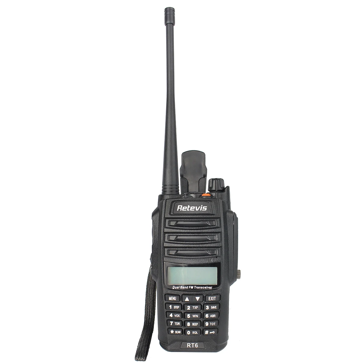 Retevis RT6 водонепроницаемый Walkie Talkie IP67 5 Вт 128CH двухдиапазонный VHF UHF радио VOX FM ЖК-дисплей портативный двухстороннее радио - Цвет: Black