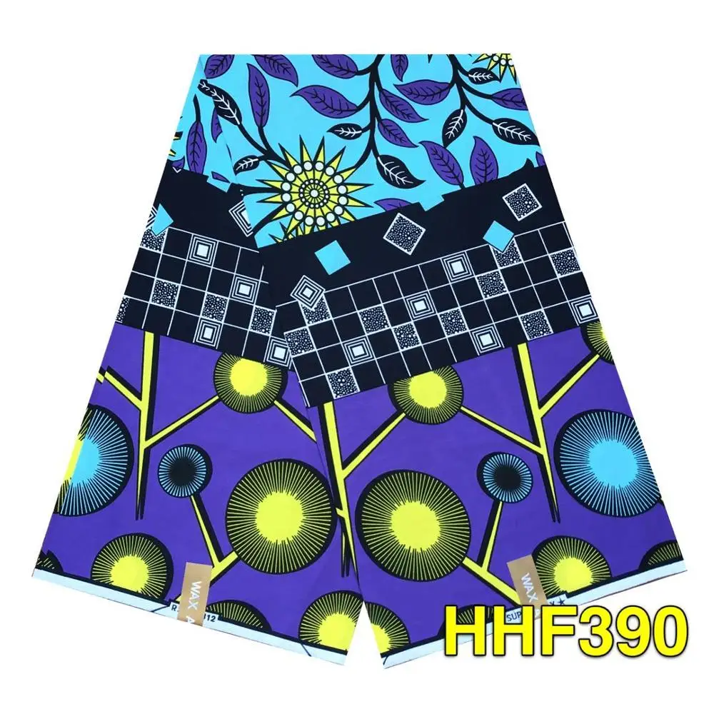 

African wax Fabrics New Style Ankara Nigerian Wax Print Fabric High Quality African Ghana wax Fabrics For Patchwork