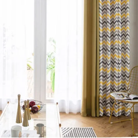 Современная простая ткань для занавесок полосатые шторы синие шторы для гостиной s для гостиной столовой для балкона AXY8201 3 - Цвет: Белый