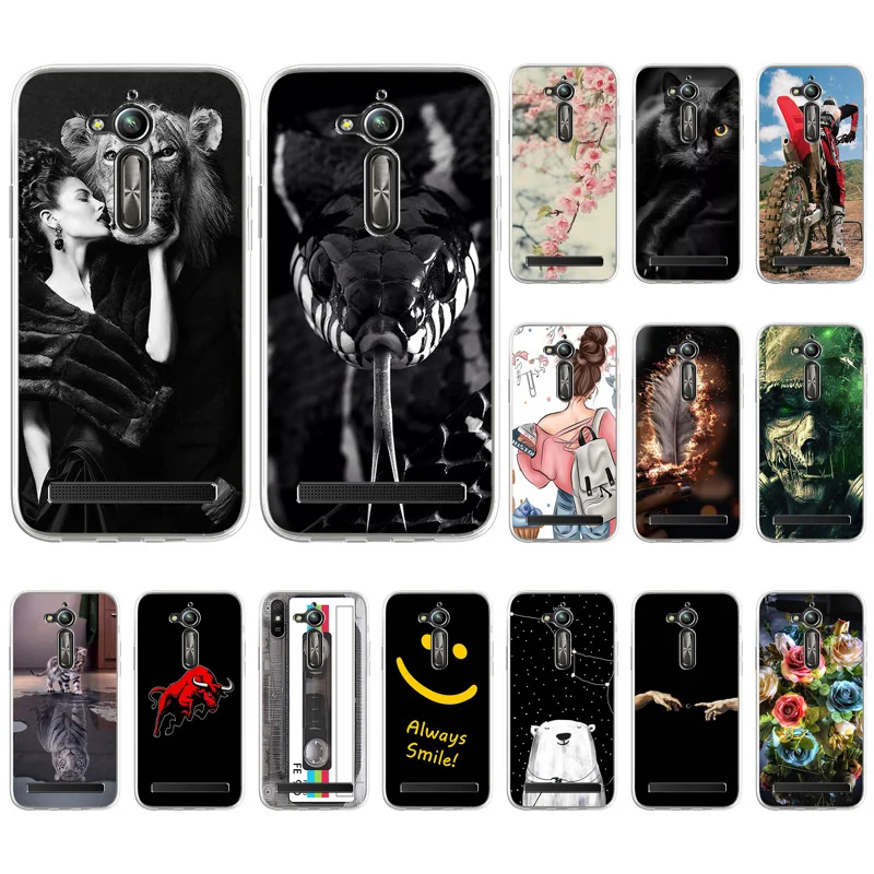 Case For ASUS ZenFone Go ZB500KL Case Silicone Soft TPU Phone Back Cover On ZenFoneGo ZB500KL 5.0 inch Shockproof Phone Bumper