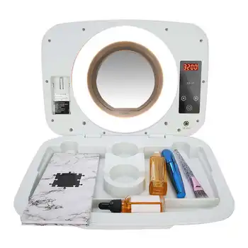 

Professional Makeup Brushes LED Live Streaming Light Selfie Fill Light Cosmetic Mirror Box (100‑ 240V)