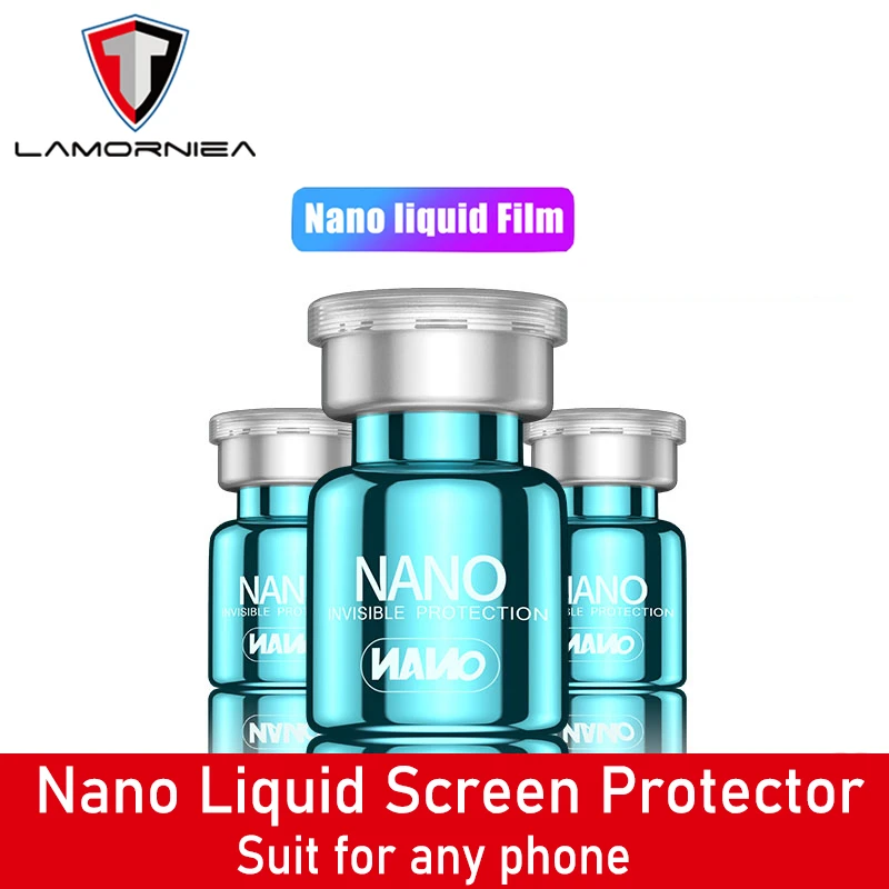 2 PCS Bottle Nano Liquid Screen Protector for iPhone 11 Pro XS MAX 7 8 6 Plus Universal Anti-scratch Curved Glass Protector Film phone protector