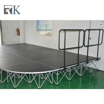 

1MX1M platform desk portable smart stage folding riser for event concert wedding
