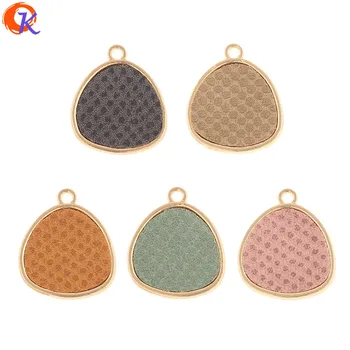 

Cordial Design 100Pcs 19*22MM Jewelry Accessories/Hand Made/Leather Effect/Charms/Drop Shape/DIY Jewelry Making/Earring Findings