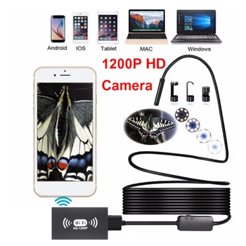 

WIFI Endoscope Hard Line 8LED HD USB Soft Cable Borescopes Endoscopy &Amp; Laparoscopy