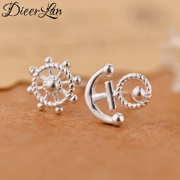 

New 925 Sterling Silver Anchor Earrings For Women Bijoux Bohemian Fashion Female Jewelry Brincos