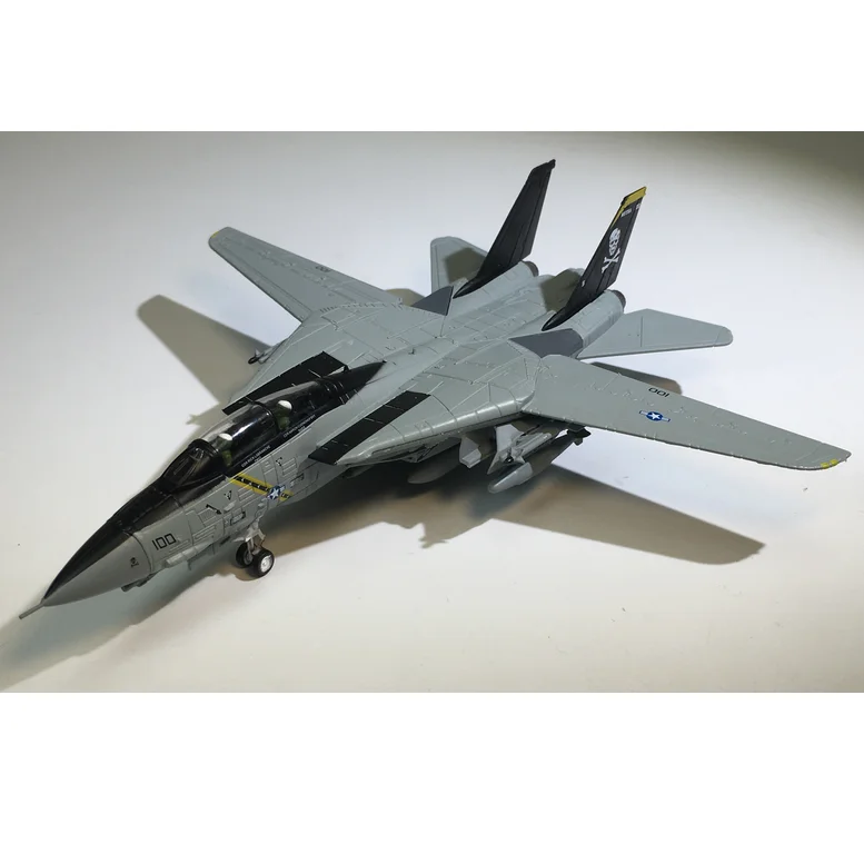 1/100 военная модель игрушки F14 Tomcat F-14A/B AJ200 VF-84 истребитель литой металлический самолет модель самолета для коллекционирования