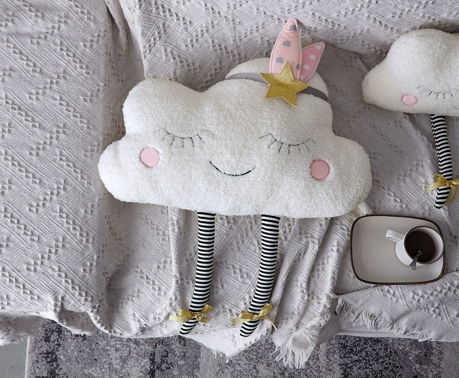 Ins Cloud мягкая плюшевая подушка Kawaii Cloud Мягкие плюшевые игрушки для детей Детские подушки подарок для девочек
