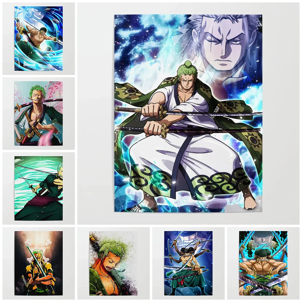 Hd-печать картина настенное искусство Zoro ВАО модульный цельный постер с рисунком