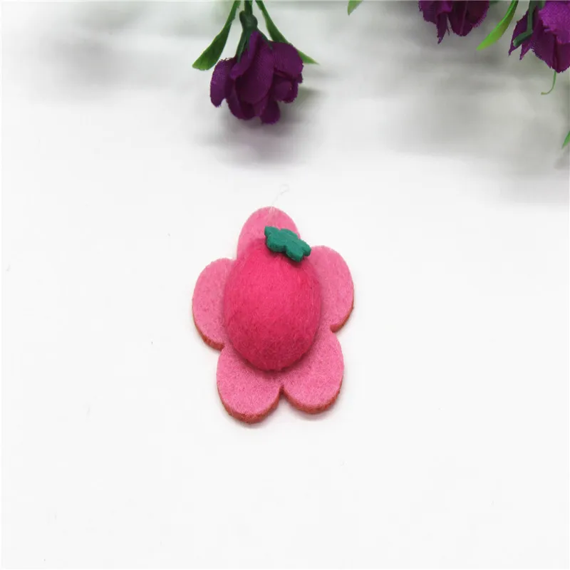 Горячие продажи Pom цветок аксессуары для волос из ткани bao bu kou нетканый материал ручной работы головной убор DIY Ткань аксессуары