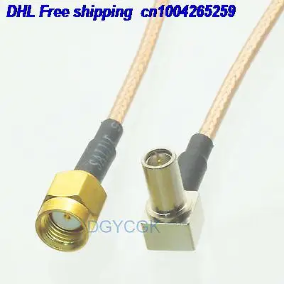 DHL 50pcs MS147 male plug right angle to RPSMA jack RG316 Jumper pigtail 6&quot cable 22j | Электроника