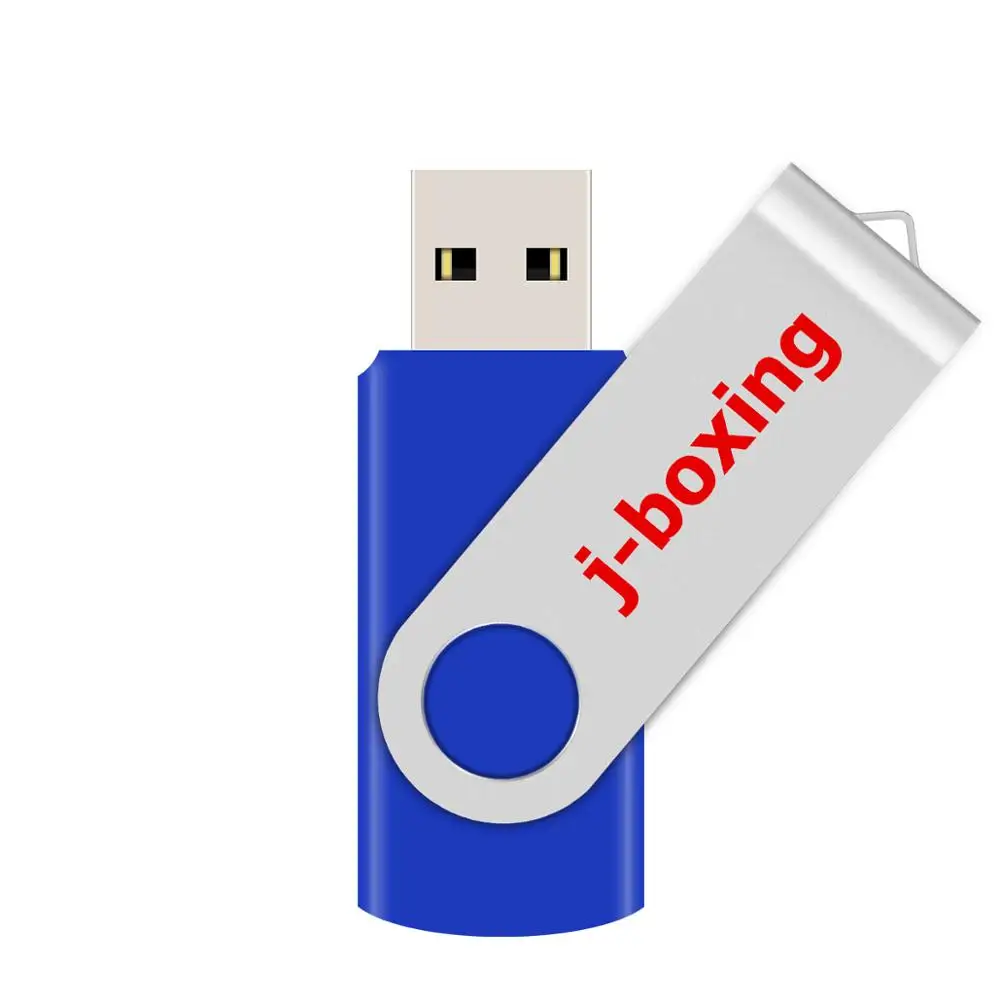 Blue J-боксерский флеш-накопитель, металлический USB флеш-накопитель, 64 ГБ, 32 ГБ, 16 ГБ, 8 ГБ, 4 Гб, флеш-диск, USB карта памяти, USB накопитель, устройство для компьютера - Цвет: Blue