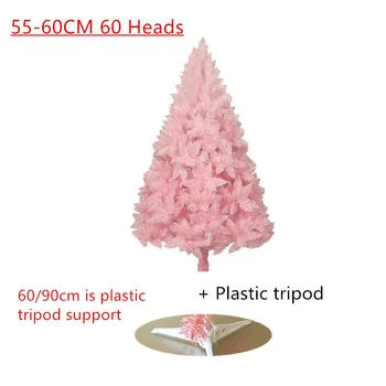 

Mini 55-90CM Pink Christmas Tree Decorative Tree Green Plant New Year Xmas Gift Home office Mall Hotel Garden Cabinet Decoration