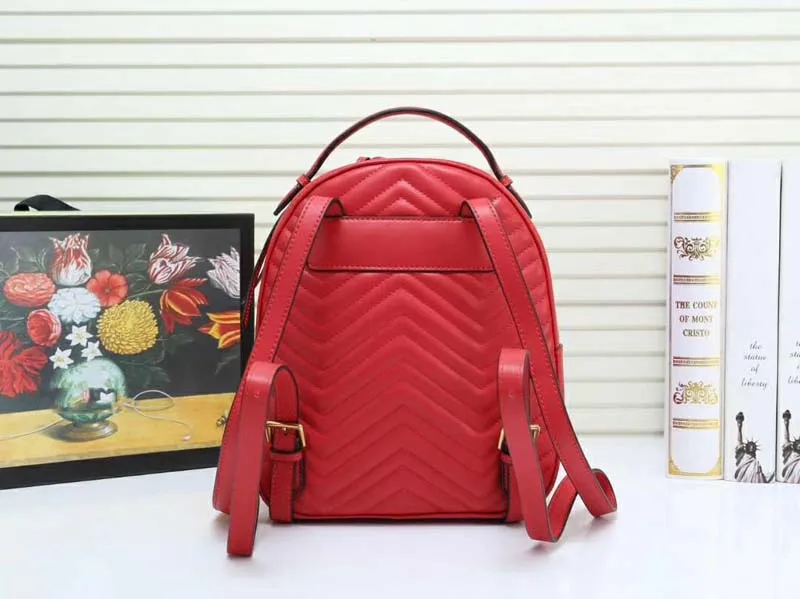 Luxury new backpacks high-end leather backpacks designed for fashionable women with large capacity
