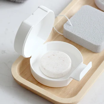 

Solid Soap Dish Box Plastic Portable Soap Dish with Lid Bathroom Shower Drop Resistance Case Sealed Waterproof Home Travel Tools