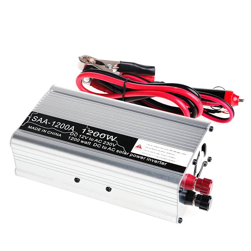 DC12V к AC 230 В Солнечный Мощность преобразователь USB Выход Stableping Поддержка