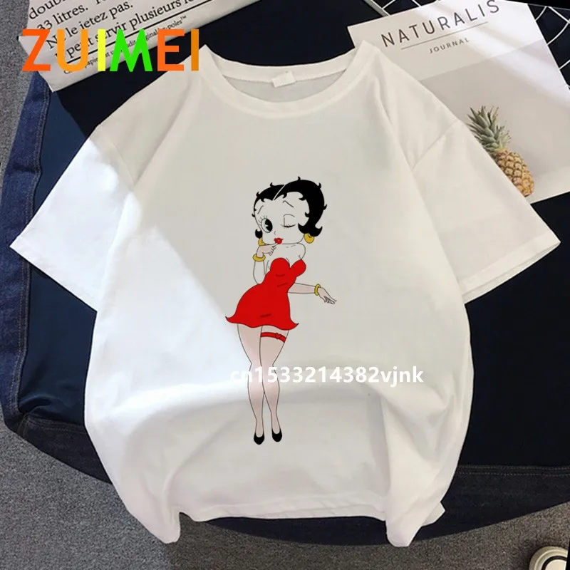 

Women's better gril aesthetic Harajuk Print T-shirt 2020 Summer Fashion Short Sleeved T-shirt Girl,Drop Ship