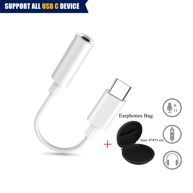 USB C штекер 3 5 мм Женский стерео разъем для наушников цифровой аудио адаптер iPad Pro