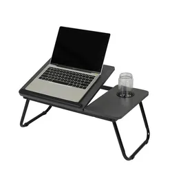 Table pour ordinateur portable, bureau, avec ventilateur, pliable, réglable, pour lit 