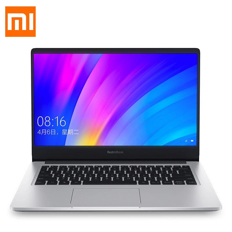 Xiaomi RedmiBook 14 дюймов ноутбук с процессором Intel Core I7 8565U NVIDIA GeForce MX250 4 ядра DDR4 8G