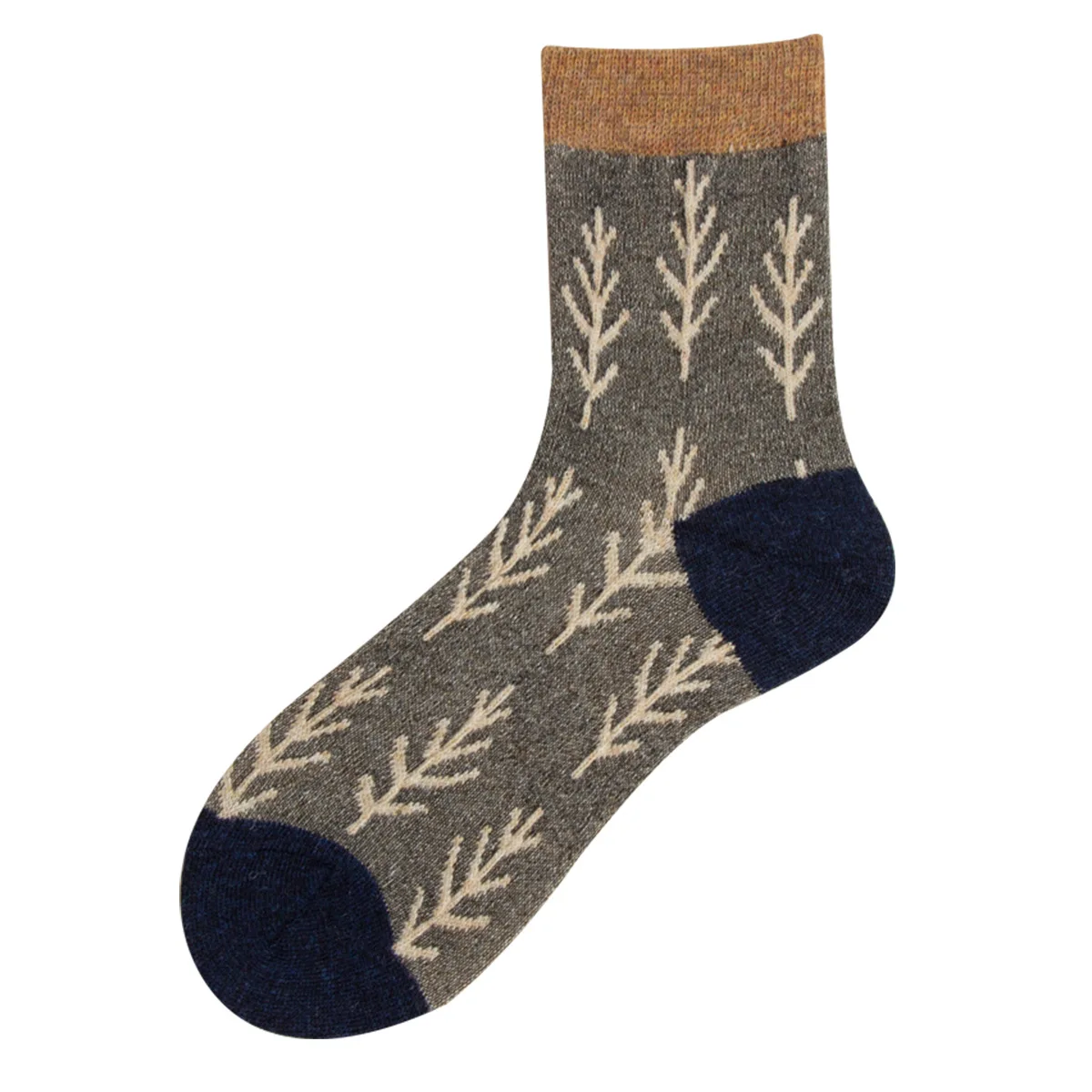 Jeseca, рождественские носки для женщин, зимняя плотная теплая шерсть, носки с мультяшным животным принтом, японские кавайные милые винтажные носки для девочек - Цвет: black 1
