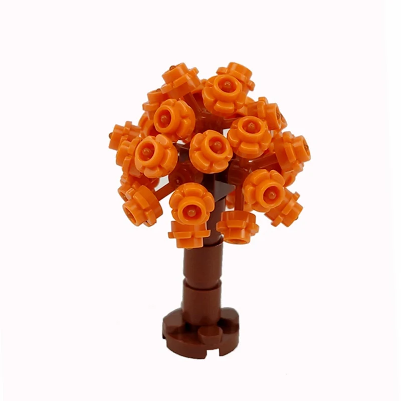 MOC Plants The Mushroom Pine Tree Flowers Building Blocks Toys for Children Assemble Blocks DIY Gifts Kids Toy 14
