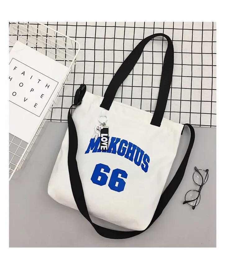 

2019 New Style Korean-style Harajuku Hipster Shoulder Bag Simple College Style Printed Car Suture Over-the-shoulder Bag