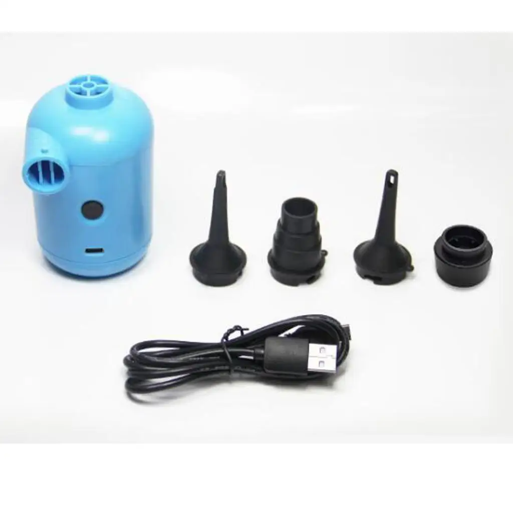 Mini Electric Air Pump Portable Inflator Deflator for Inflatable Sofa Couch Pool Float Garden Swimming Pool Paddling Pool
