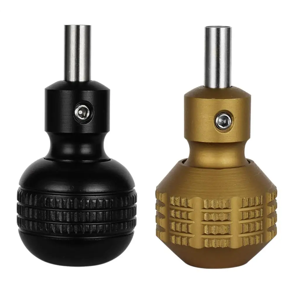 Регулируемый алюминиевый сплав Противоскользящий вкладыш ручка татуировки Ручка Прочный регулируемый Винтажный стиль