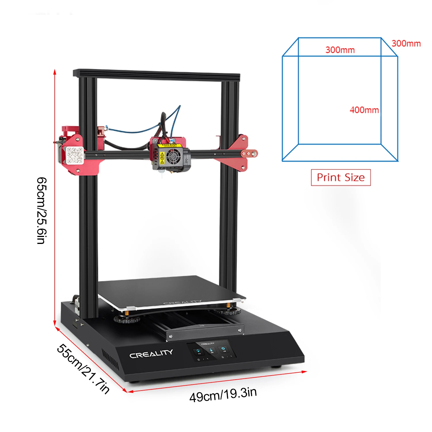 3D принтер CREALITY высокой точности набор для самостоятельной сборки большой размер