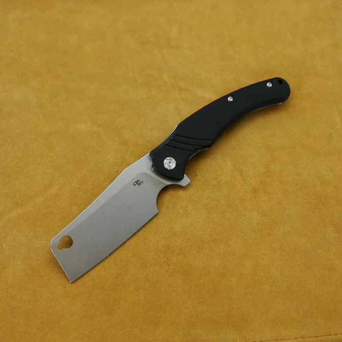 black CH CH3531-G10 высокое качество складной нож D2 лезвие G10 Ручка Открытый Отдых Охота pocke Кухня Фрукты EDC инструменты - Цвет: black