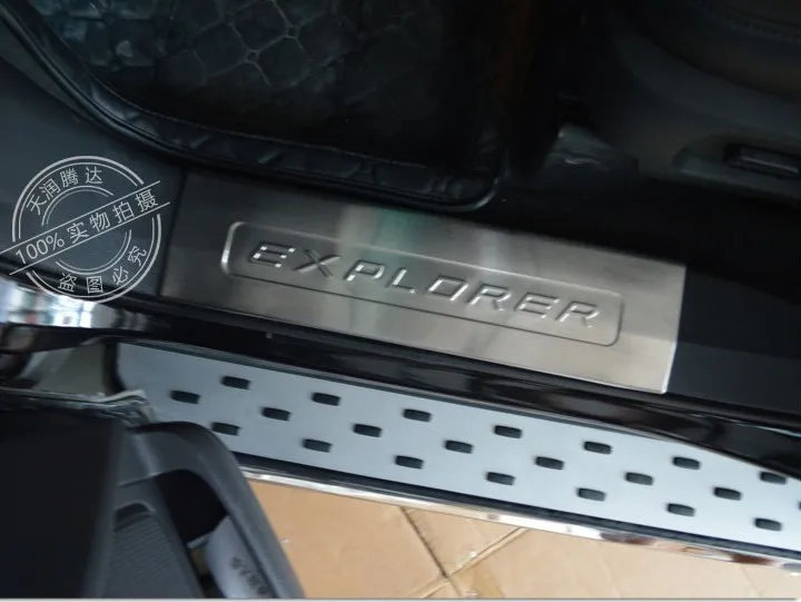 Explorer 2013- stainless steel of high quality stainless steel scuff plate door Sill door sill
