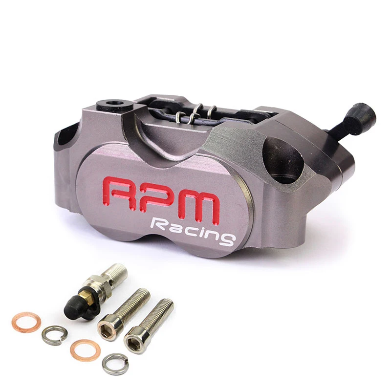 Motorcycle Rpm Brake Caliper Brake Pump 4 Piston 82mm Mounting For Yamaha Kawasaki Scooter Rsz Jog Force Dirt Bike