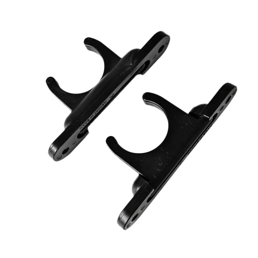 2 шт. черный нейлон Лодка Крюк каяк весло держатель Сплит Клип стержня|Гребные
