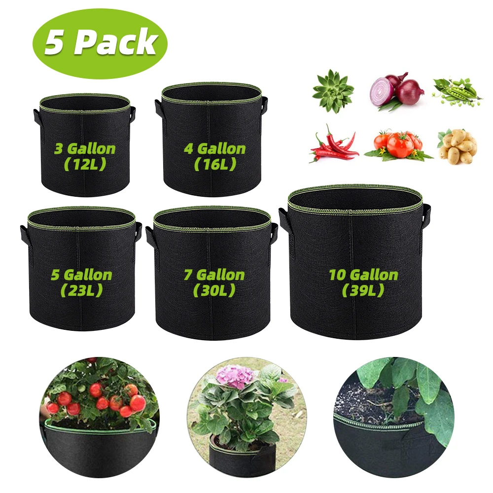 7/5/4/3 галлонов фитосадовые пакеты для выращивания | Дом и сад