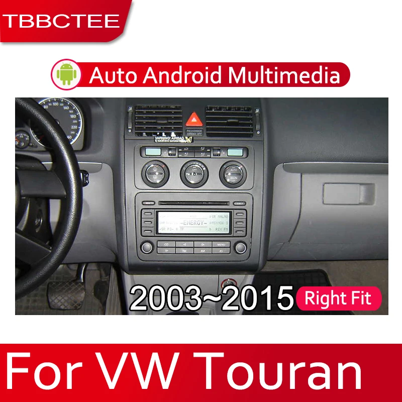 TBBCTEE автомобильная система Android 1080P ips ЖК-экран для Volkswagen VW Touran 2003~ автомобильный Радио плеер gps Навигация BT WiFi DVD