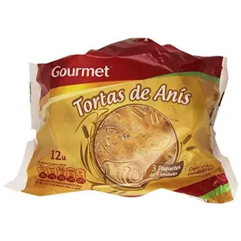 

Gourmet - Tortas de Anís - 3 paquetes x 4 unidades