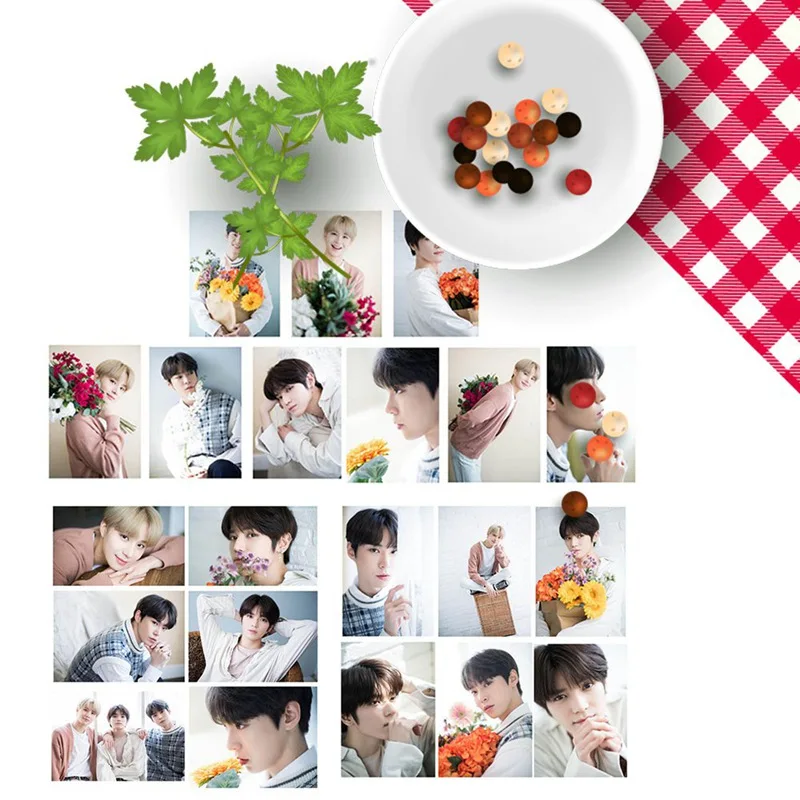21 шт./компл. горячая Распродажа Kpop NCT 127 TaeyongJungwooDoyoung Lomo наклейка для фото карты липкая Фотокарта фанатская футболка с постером коллекция подарок
