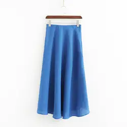 EBay 2019 летняя новая стильная женская юбка в западном стиле из хлопка и льна для отдыха