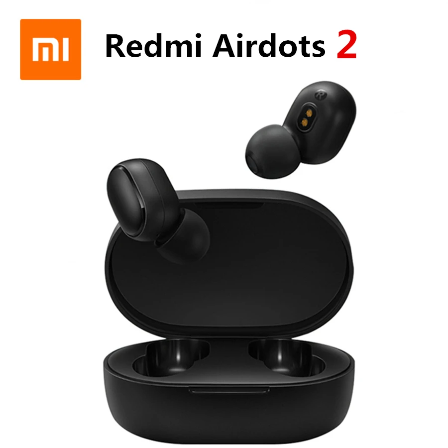 Оригинальные наушники Xiaomi Redmi Airdots 2 беспроводные Bluetooth 5 0 Hi Fi стереонаушники с