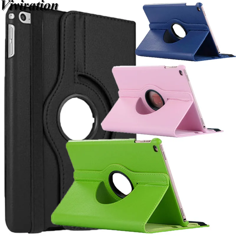 

Flexible 360 Rotating Bracket Flip Stand Cover For Apple iPad Pro 12.9 2015 2017 Black Green Skyblue Blue Pink Protective Case