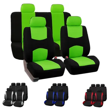 

Multi-color 9pcs/set Universal Car Seat Cover Cushion Fit Car Interior Accessories Car Seat Protector Breathable and Easy Clean