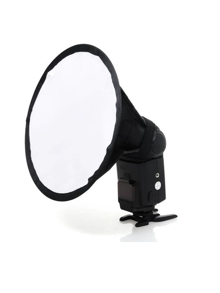 20cm circular 20 см мини круговой вспышка Softbox Диффузор софтбокс для Canon Nikon Speedlite 580EX 430EX 550EX 540EZ 420EX SB900 SB800 SB700 - Цвет: 20cm circular
